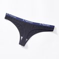 thumbnail image 1 of Ropa interior cómoda de algodón puro para mujer, ropa interior sexy sin costuras con letras puras, tanga seductora de cintura baja para mujer, 1 of 6