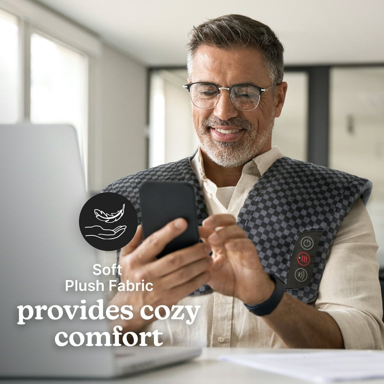 Homedics Weighted Massage Wrap for Neck, Shoulders, and Back Muscles with Soothing Heat - Walmart.com Homedics Weighted Massage Wrap for Neck, Shoulders, and Back Muscles with Soothing Heat - Walmart.com