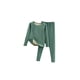thumbnail image 1 of Jumpingount Conjunto de ropa interior térmica para mujer, calzoncillos largos cómodos para clima frío y cálido, ropa interior de cuello de Color Ropa interior Verde 2XL Jumpingount AP013725-11, 1 of 6