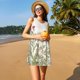 thumbnail image 3 of Fotbe Herbs and Wildflowers Vestido de Verano sin Mangas para Mujer – Vestido Midi Línea A, Estilo Camiseta Floral, Vestido Playero Casual y Fluido, 3 of 7