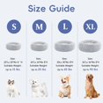 thumbnail image 2 of Cama para perros FluffyDream Donut Calming Peluche para perros, color gris, 2 of 6