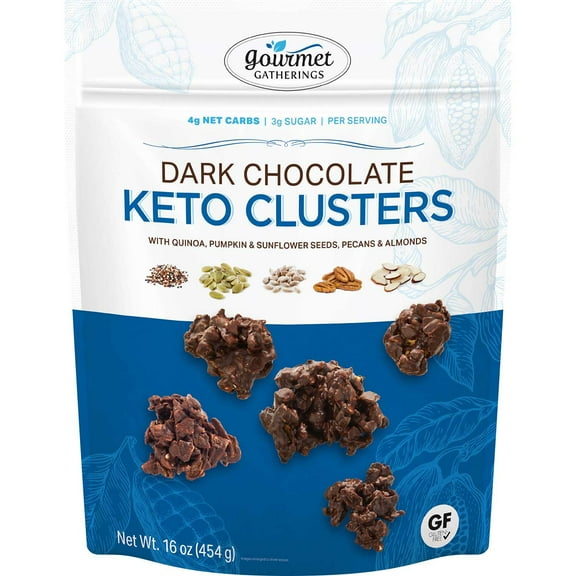 Dark Chocolate Keto Cluster, 16 oz.