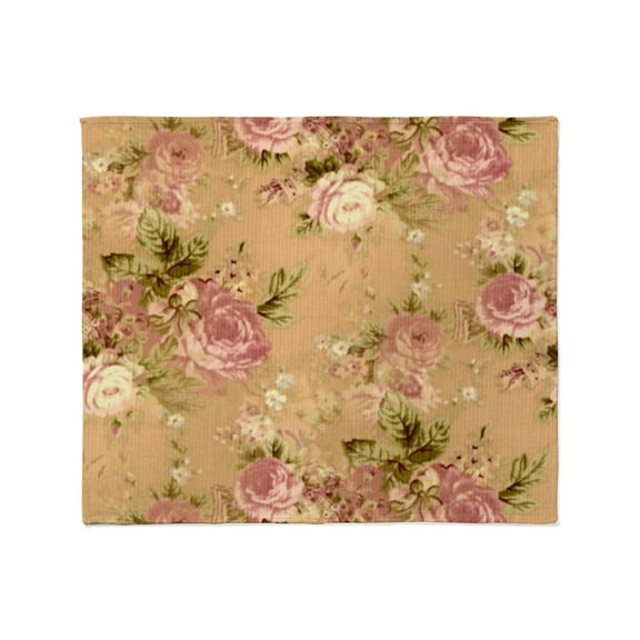 CafePress - Pink Roses Throw Blanket - Soft Fleece Throw Blanket, 50"x60" for All Ages