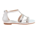 thumbnail image 2 of Badgley Mischka Girls  Sandals, White, Size: 12, 2 of 7