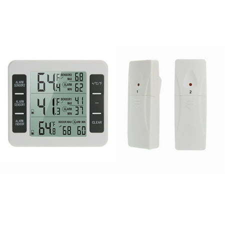 

One For Two Home Wireless Indoor And Outdoor Thermometers Without Battery