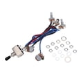 thumbnail image 2 of Cableado De Guitarra Hareness, 2 Volúmenes, 2 Tonos, 1 Conector, Potenciómetros De 500K, Arnés De Cableado Con Interruptor De 3 Vías Para Guitarra Les Paul, 2 of 7