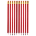 thumbnail image 1 of 12 Pcs Sharpened Pencils Red Pencils Erasable Colored Pencils With Erasers Colored Drafting Pencils Correcting Pencil For Checking Map Coloring Test S, 1 of 4