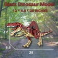 thumbnail image 6 of Ancient Jurassic Large Spinosaurus Dinosaur Building Blocks Set With Display Stand/Base Fan Collectible Gift Birthday Toys, 6 of 7