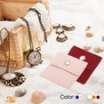 thumbnail image 4 of HUGFEGWE Jewelry Pouch Set, 4 Sizes Velvet Pouches Snap Button Portable Storage Bag for Earrings Bracelets Necklaces Rings Watch, Blue CA919-69540, 4 of 7