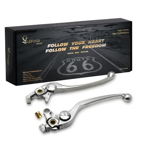 LE LEFOSSI Premium Aluminum Motorcycle Brake & Clutch Lever Compatiable with Suzuki GSF 1250 Bandit 2007-2014 GSF 1200 2001-2006 GSX 650 F 2008-2012 GSX 1400 2001-2007 - Safety Smooth Brake, Polished
