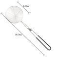 thumbnail image 2 of Coofit Stainless Steel Spider Strainer Kitchen Wire Skimmer Spoon with Silicone Handle, 2 of 10