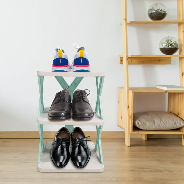 Xihbxyly Zapatero Multicapa, Diseño Plegable Que Ahorra Espacio, Fácil Instalación, Material Pp Duradero, Organizador para La Entrada Del Hogar, Almacenamiento En El Dormitorio, Color Azul, 6 Capas