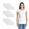 thumbnail image 3 of DALIX Waist Aprons Commercial Restaurant Home Bib Spun Poly Cotton Kitchen (3 Pockets) in White 10 Pack, 3 of 4