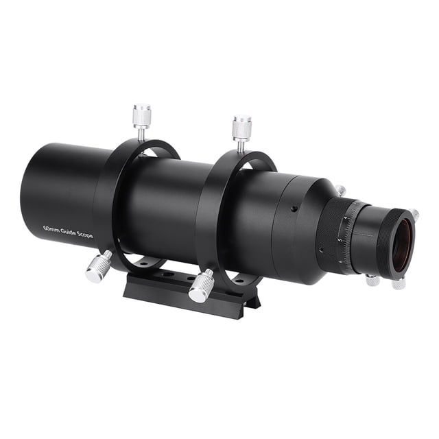 Telescopio guía, enfocador helicoidal doble de 60 mm, telescopio guía, telescopio guía, rendimiento inigualable