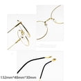 thumbnail image 3 of 3041 Glasses Frame New Retro Fashion Literary Small Fresh Glasses Frame, 3 of 6
