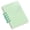 Light Green, variant on SLUOHZXI Small Discbound Notebook Set, Removable Loose-Leaf Notepads, Portable Scratch Memo Pads, Detachable Disc-Bound Journal for Office & Daily Use