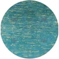 thumbnail image 1 of Ahgly Company Machine Washable Indoor Round Industrial Modern DarkCyan Green Area Rugs, 4' Round, 1 of 7
