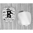 thumbnail image 4 of Letter R Moustache Initial Compact Mirror, 4 of 4