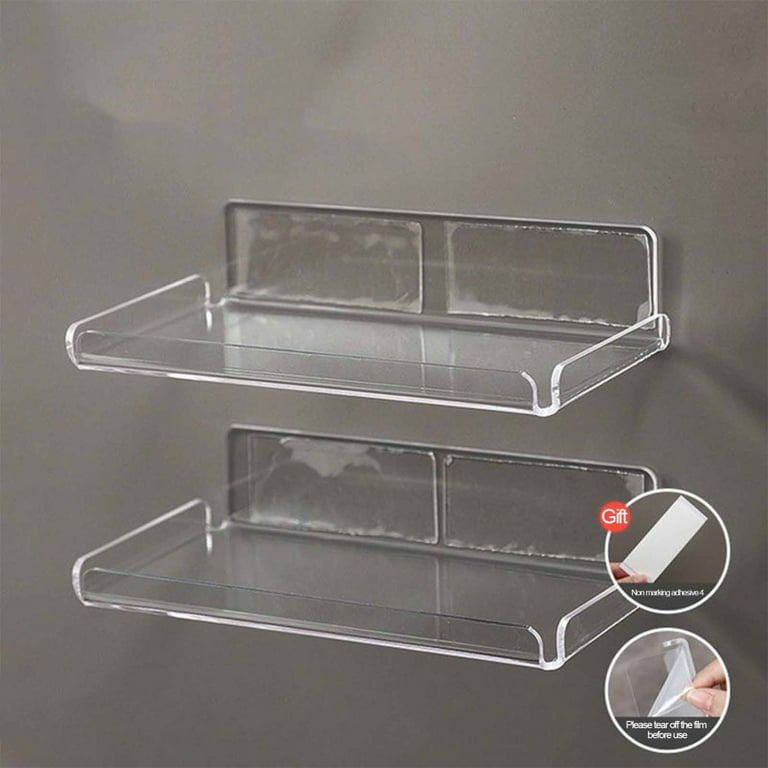 SIPRDE Acrylic Small Wall Shelf Set of 3 for Security Cameras