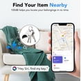 thumbnail image 3 of Air Tracker Tag, Bluetooth Tracker-1Pack, Bluetooth Item Finder Compatible with Apple Find My (iOS Only), IP68 Waterproof, Replaceable Battery, Locator for Keys/Wallets  Jade White, FCC Approved, 3 of 5