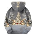thumbnail image 5 of BaoFuBaoMei Hoodies for Girls Christmas Christmas Tree Long Cuffed Sleeve Sweatshirt Tops with Pockets Loose Hooded Fall Outfits for Christmas Dinner Vacation Holiday, 5 of 5
