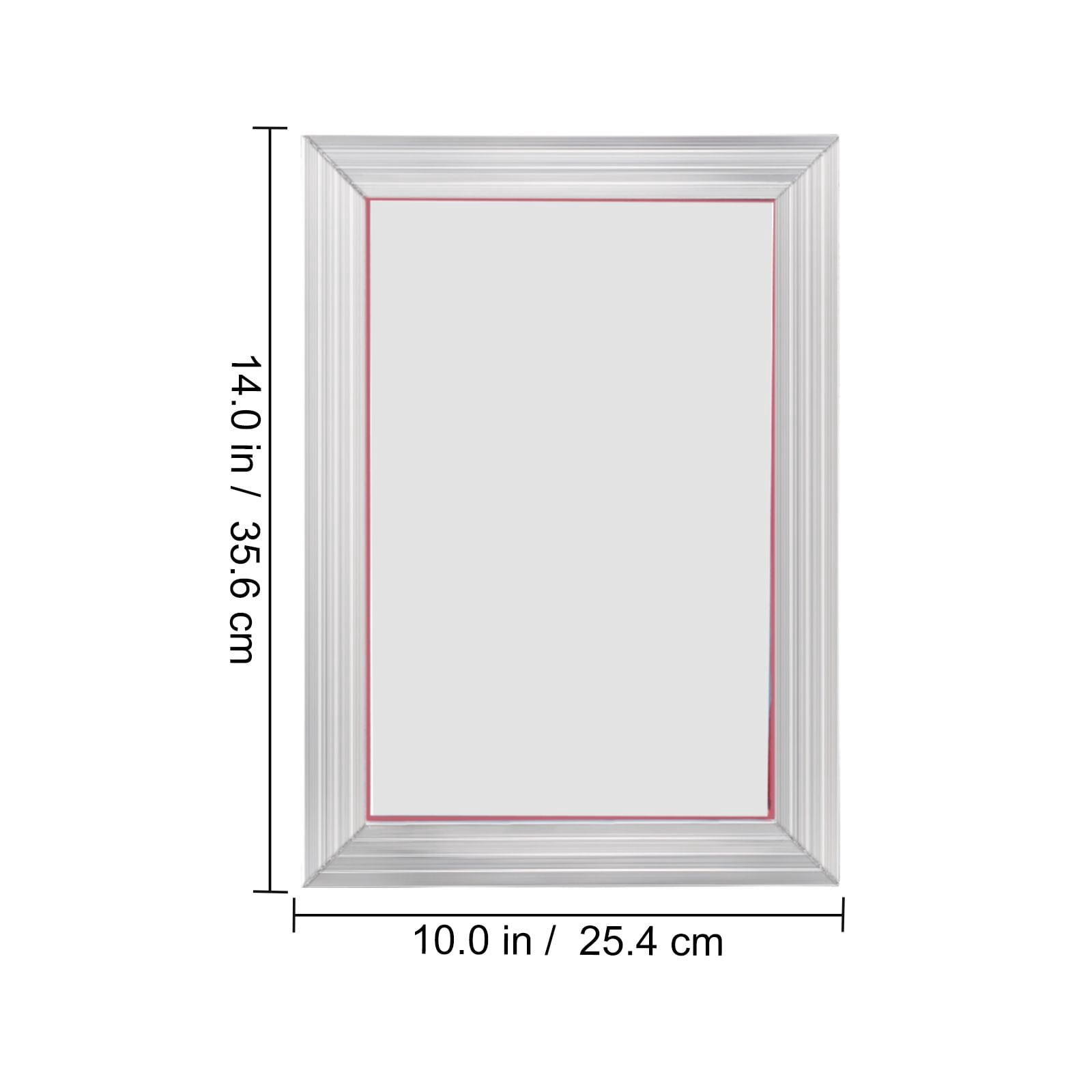 Screen Printing Kit 6-Pack 10x14 Inch Aluminum Frames 156 Mesh High Tension Nylon with Sealing Tape for T-Shirt DIY Printing