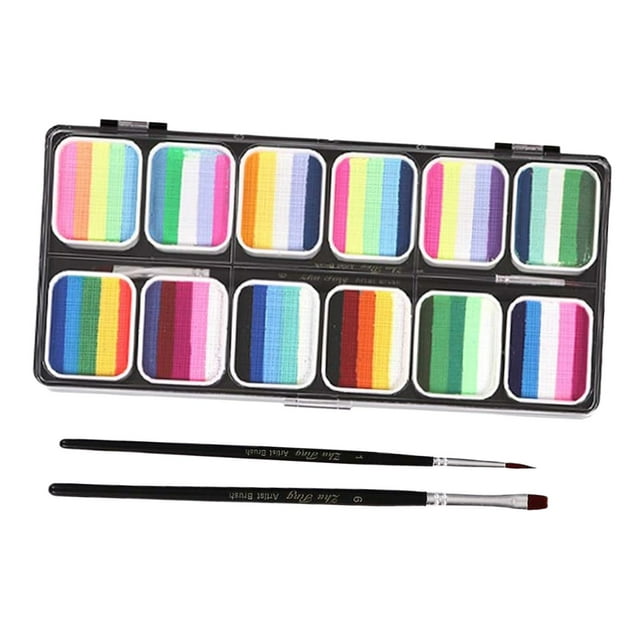 Face Paint Palette Makeup Set Water based Paints Supplies Neon Face Painting for