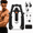 Black, variant on KOYMISKU 2-in-1 Hydraulic Twister Arm Trainer with Ab Roller, Adjustable 22-440 lb Chest Workout Equipment, 15 Levels