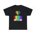 thumbnail image 3 of Human LGBTQ Pride Rainbow Flag Gay Lesbian Pride Ally Tshirts Shirts for Women Plus Size, 3 of 8