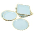 thumbnail image 4 of PAMINGONO Skyblue Disposable Paper Plates for Daily Use and Parties, 20 Count, Ideal for Salads, Desserts, and More, 4 of 8