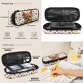 thumbnail image 5 of Kuiaobaty Yorkshire Terrier Print Backpack and Lunch Bag Set for Girls Boys Paw Bone Print Backpack and Pencil Case Set Portable Insulated Lunch Box with Water Bottle Sleeve for School, 5 of 6