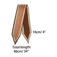 thumbnail image 2 of INSPIRE CHIC Women's Elegant Skinny Scarf Ribbon Hair Band  Handbag Handle Neck Scarf Coffee Pure, 2 of 5