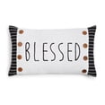 thumbnail image 2 of Lacourte Blessed 14″ x 24″ Decorative Pillow, White, 2 of 3
