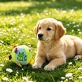 thumbnail image 4 of Dog Soccer Ball Toy Large Inflatable Tug Training Ball With Handle Tear Resistant Outdoor Fetch Interactive Exercise Toy for Medium Large Dogs Park Garden Beach Training Energy Release Play, 4 of 6