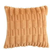 JoyMoreHome Soft Sofa Pillowcase 17.72x17.72 Inch, Winter Velvet Cushion Case Flannel Pillow Sham Knit Throw Pillow Cover, Home Sofa Bed Decorative Supplies