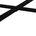 thumbnail image 6 of 31.29" Round Coffee Table, Fir Wood Table Top with Black Cross Legs Base, 6 of 7