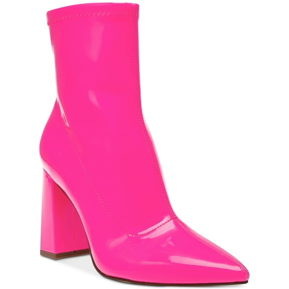 Wild Pair Iloise Dress Booties Pink Patent 7M