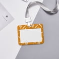 thumbnail image 6 of Naloa Autumn Orange Wheat Card Badge Holder Work Badge Sleeve for Office, School, Factory, ID Credit Cards, Driver Licenses and Passes, 6 of 7
