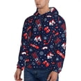 thumbnail image 3 of Salouo Winter Outdoors Sports Pattern Men's Fall Hoodie Sweatshirt,Sport Hoodie with Pockets for Men Pullover Casual Hooded Sweatshirt-X-Large, 3 of 7