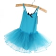 thumbnail image 2 of Overfox 2-8Y Ballet Costume Tutu Dress Dance Party Skate Leotard for Baby Girls Yellow, 2 of 6