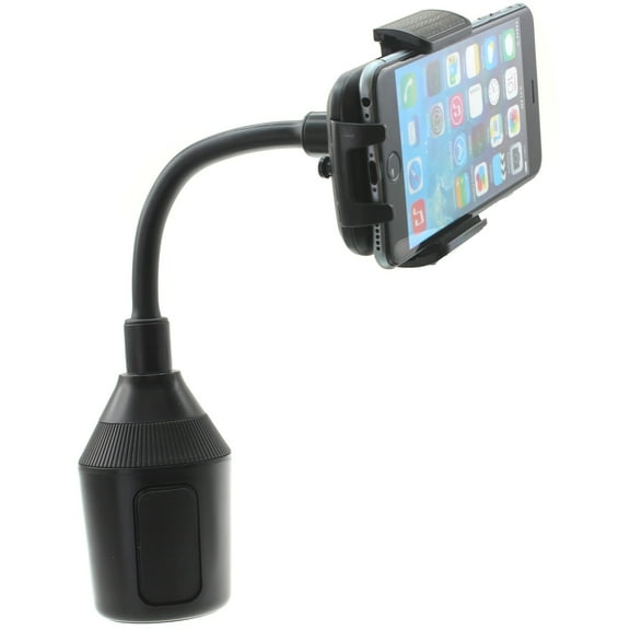 Cup Holder Car Mount for T-Mobile REVVL 7 5G - Swivel Cradle Dock Gooseneck Stand