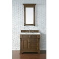 thumbnail image 7 of James Martin Vanities Brookfield 36" Single Vanity, Country Oak w/ 3 CM Ethereal Noctis Quartz Top, 7 of 7