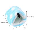 thumbnail image 3 of Animal Hut Winter Fleece Bed House for Pet Use Sky-Blue Warm Nest, 3 of 4