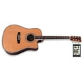 thumbnail image 2 of Zager Full Size ZAD80CE Solid Cedar/Rosewood Acoustic Electric with Aura Electronics - Natural Finish, 2 of 5