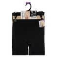 thumbnail image 2 of MeMoi 3 Pair Women's Seamless Non-Chafe Tag-Free Slip Shorts - Womens - Female, M, Black Black Mocha, 2 of 2