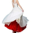 thumbnail image 2 of Ediodpoh Carnival Tutu Skirt Boneless A Hem Wedding Dress Long Petticoat Underskirt for Bridal Gown Skirts for Women Red XL, 2 of 3