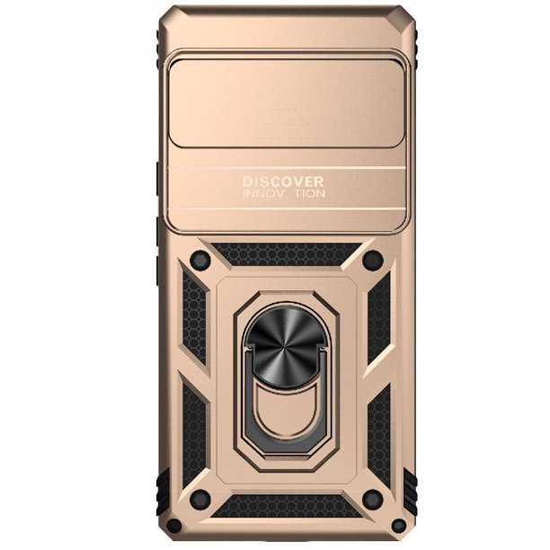 Estuche GANGXUN para Google Pixel 6 Pro, soporte giratorio 360°, estilo mecánico y magnético