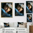 thumbnail image 4 of Designart "Azure Gaze Of A Maiden" Fashion Woman Floater Framed Wall Decor, 4 of 5