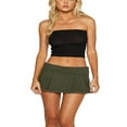 thumbnail image 2 of Women Tube Top  Strapless Backless Solid Slim Fit Summer Ladies Vest for Club Party, 2 of 7