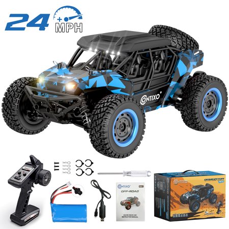 UPC: 0731642717956 | Contixo HC4 Dominator RC Remote Control Offroad 4WD UTV – 1:16 Scale